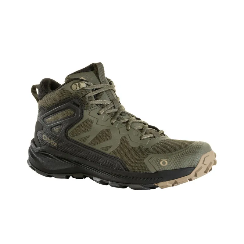 Oboz Footwear Katabatic Water-Resistant High-Top Hiking Shoes Men's Green-2