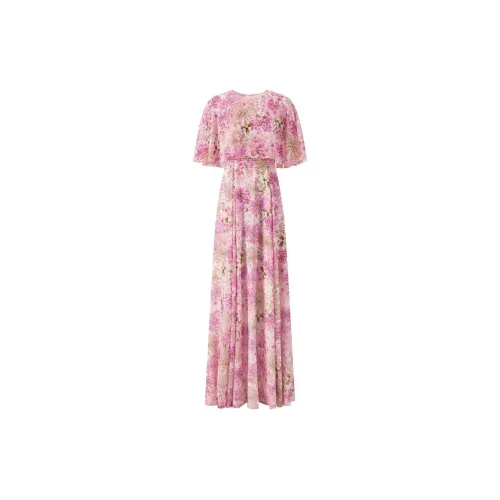 Giambattista Vall Short-Sleeved Dresses Women's Rose Pink