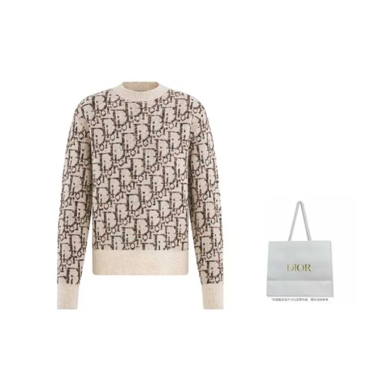 DIOR Monogrammed Intarsia Sweater-2