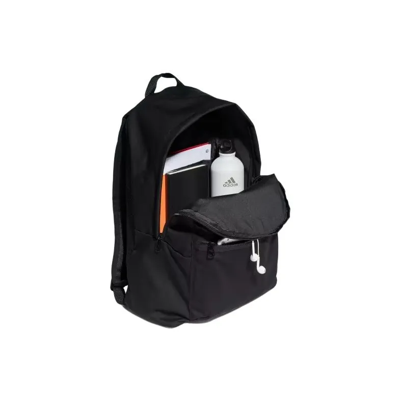 Adidas Recycled Polyester Twill Backpack Regular Unisex Black-4