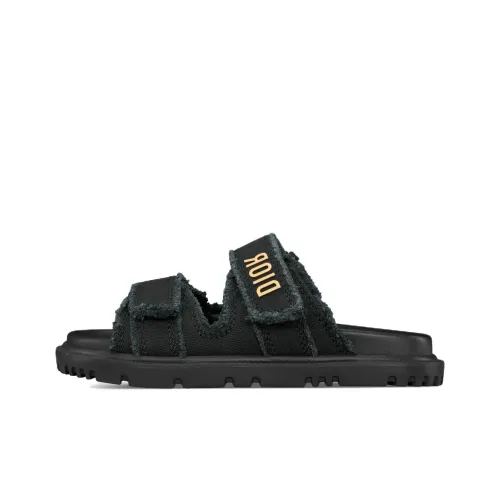 DIOR DiorAct Slide Slippers Women's Black