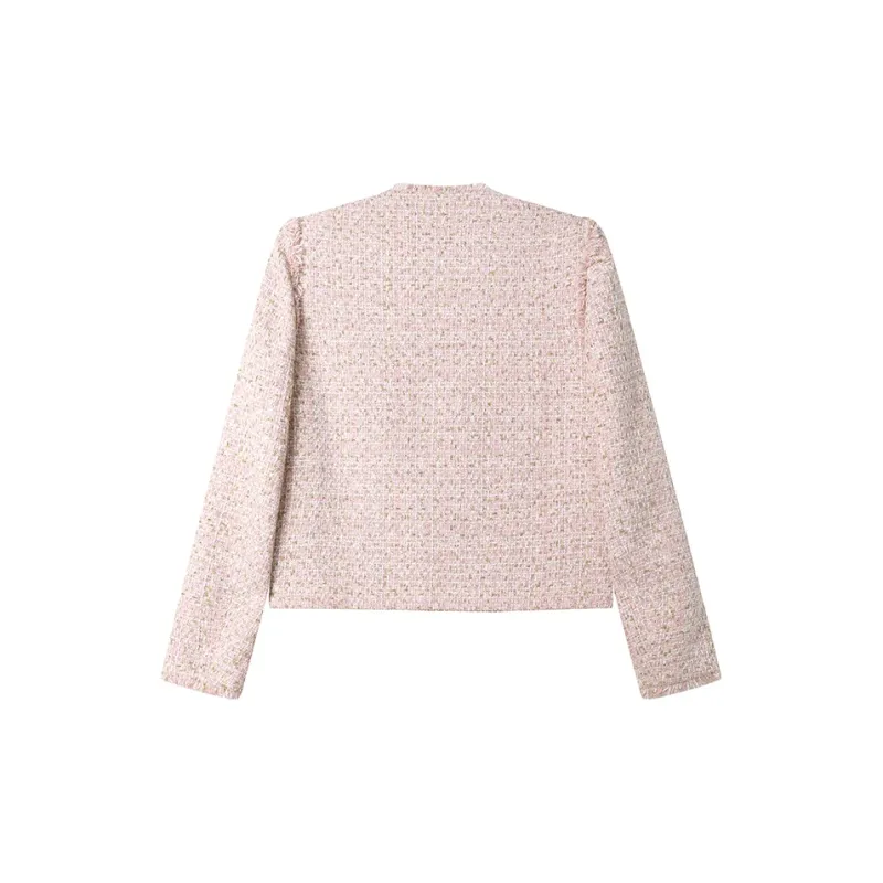 LOUISY AO Cropped Coats Women's Pink-1
