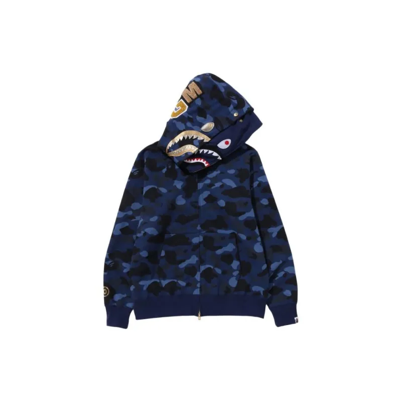 Bape Color Camo Double Shark Full Zip Hoodie SS24-2