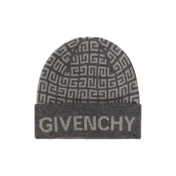 GIVENCHY Wool Cashmere Beanies Women's Gray
