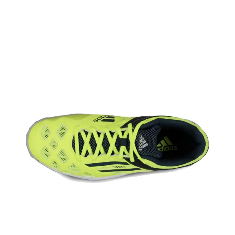 Adidas Cushioning Wear-Resistant Low-Top Badminton Shoes Men's Green-2