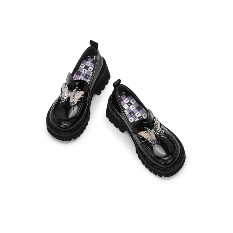 SATURDAY MODE Loafers 6.5cm Women's Black-5