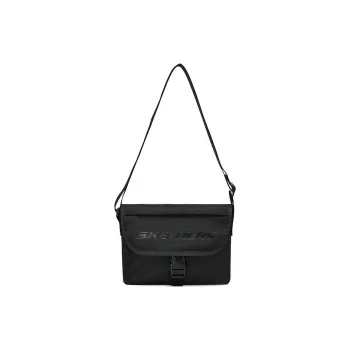 Skechers Fabric Messenger Bag Crossbody Bag Shoulder Bag Regular Unisex Carbon Black