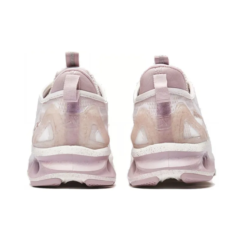 XTEP Cushioning Rotation 7th Generation Cushioned Slip Resistant Low Top Running Shoes Women's Pink-3