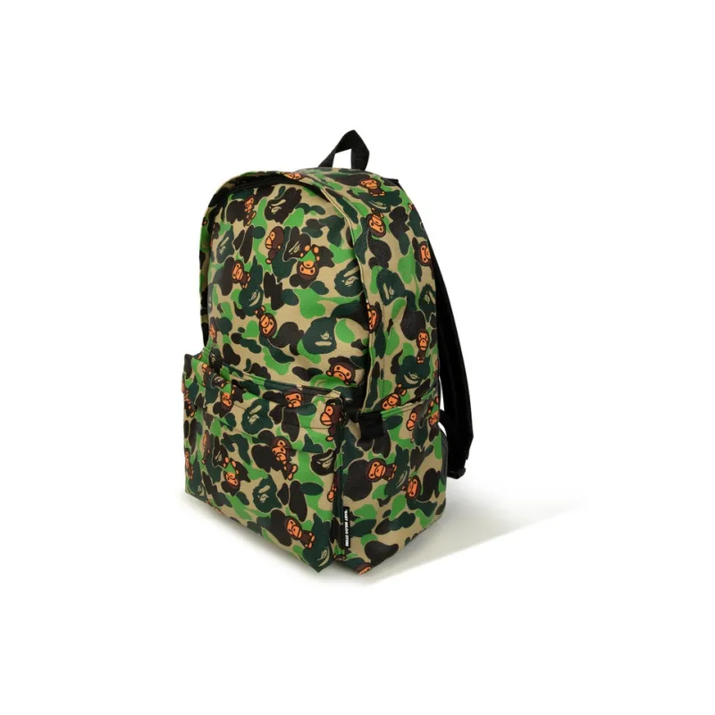 Aape Faux Leather Artificial Leather Backpack Regular Women's Green-2