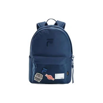 FILA FUSION Fabric Backpack Regular Unisex Gray Dark Blue