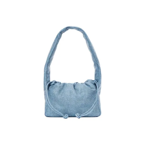 Alexander Wang Small Ryan Puff Denim-effect Leather Shoulder Bag