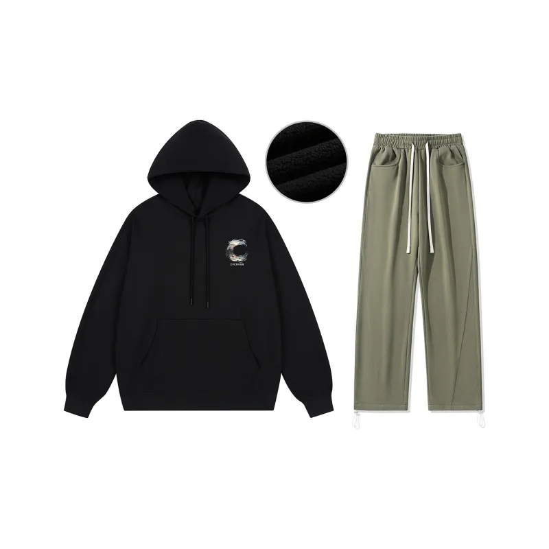 IVEIII Sweatshirt Sets Unisex-13