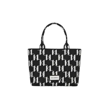 Karl Lagerfeld Medium K/Monogram Knitted Tote Bag