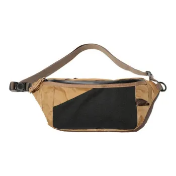 Snow Peak Nylon Sling Bags One Shoulder Crossbody Fanny Pack Regular Unisex Brown