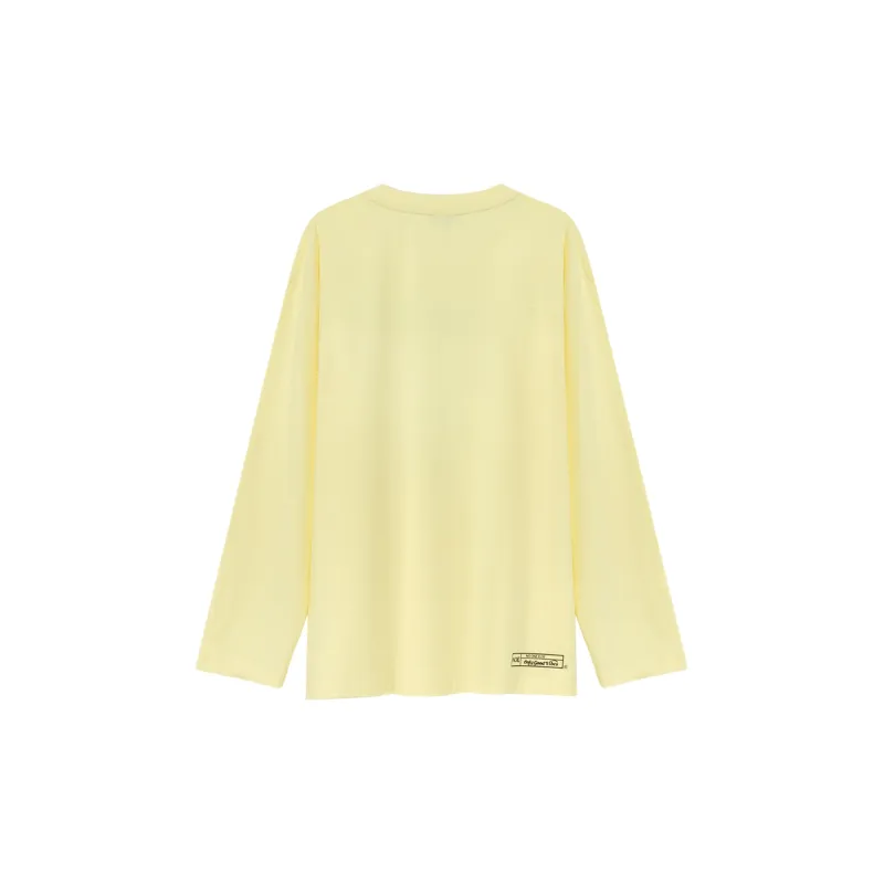 NO ONE ELSE T Shirts Unisex Light Yellow-1