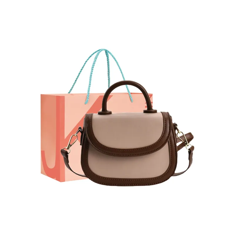 JANE KLAIN PU Saddle Bag Shoulder Bag Crossbody Bag Handbag Small Size Women's White/Yellow/Green/Khaki-0