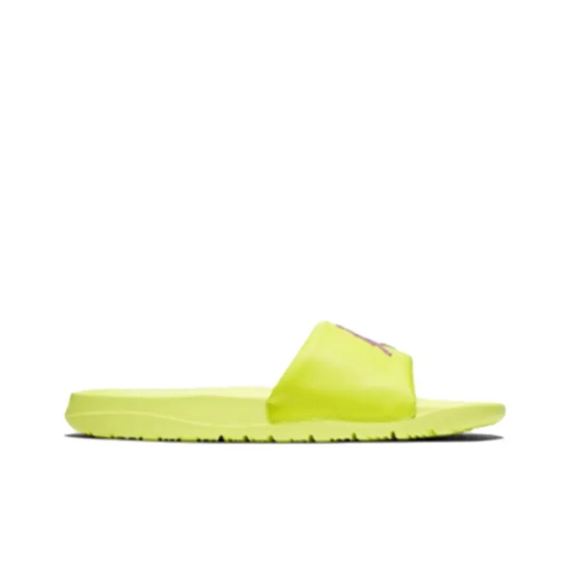 Jordan Slip-Resistant Slide Slippers Unisex Neon Yellow-1