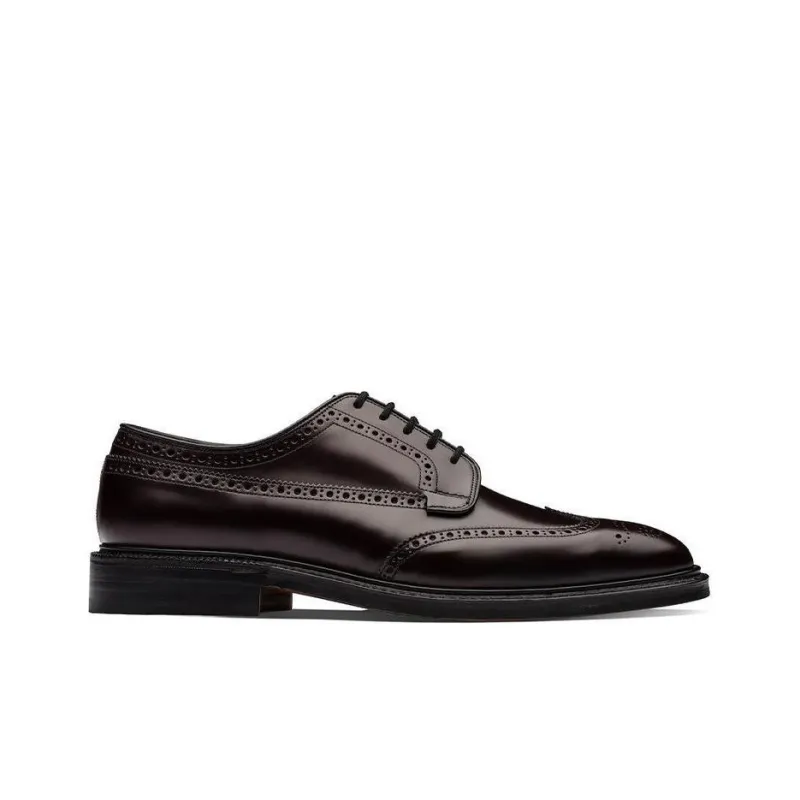 CHURCH'S Brogue Burgundy Men's Casual Shoes Men's Umber-4