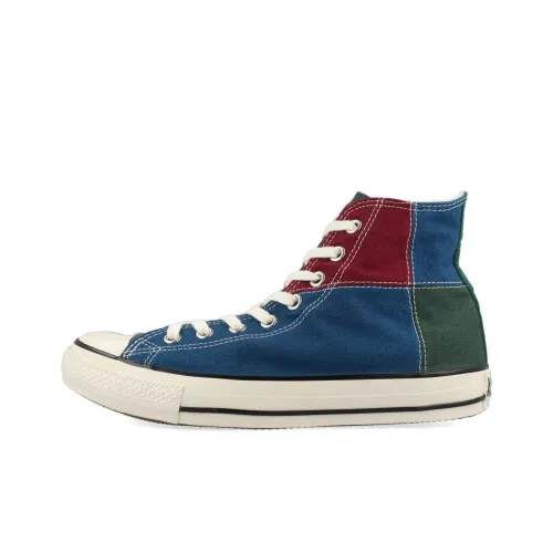 Converse All Star Canvas Shoes Men High-Top Blue/Green