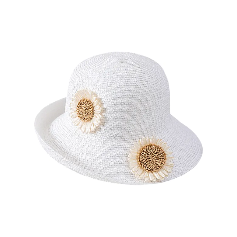 JW Straw Woven Bucket Hats Unisex-2