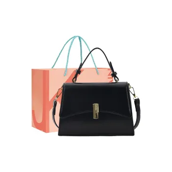 JANE KLAIN Synthetic Leather Handbags Shoulder Bag Crossbody Bag Small Size Women's Black/Coffee