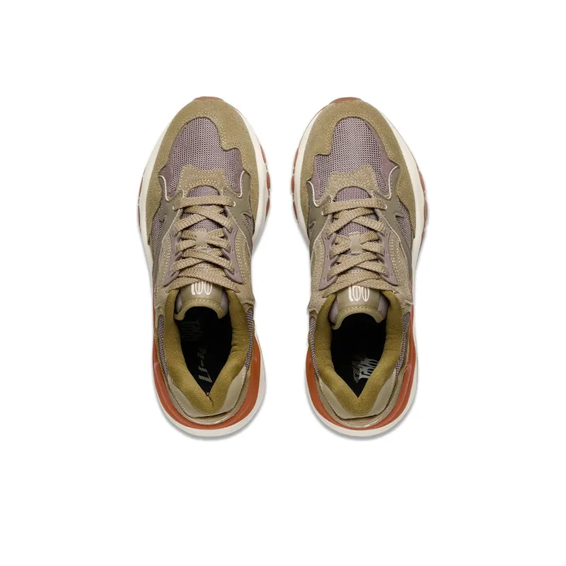 LiNing 001 Mountain Sea Anti Slip Wear Resistant Low Top Sports Casual Shoes Men's Mushroom Brown-3