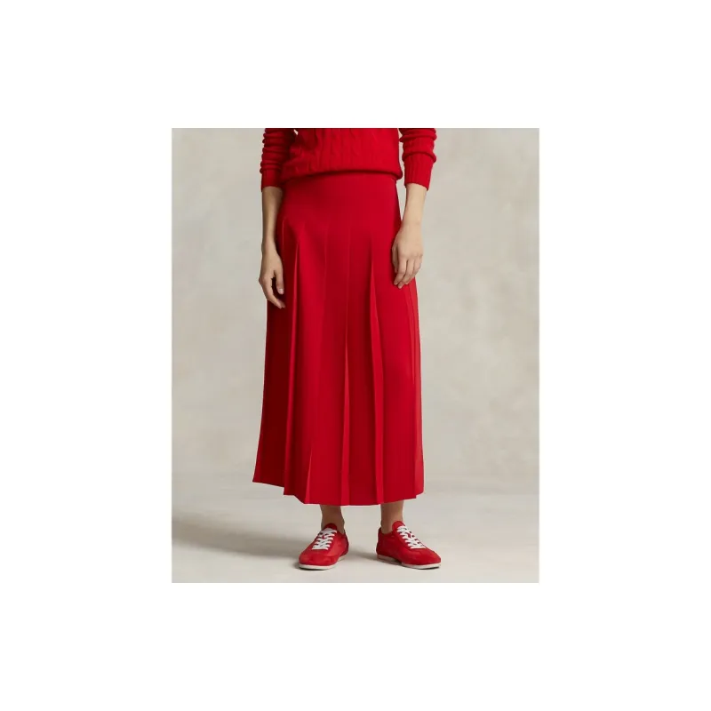 Polo Ralph Lauren Pleated Midi Skirt-7