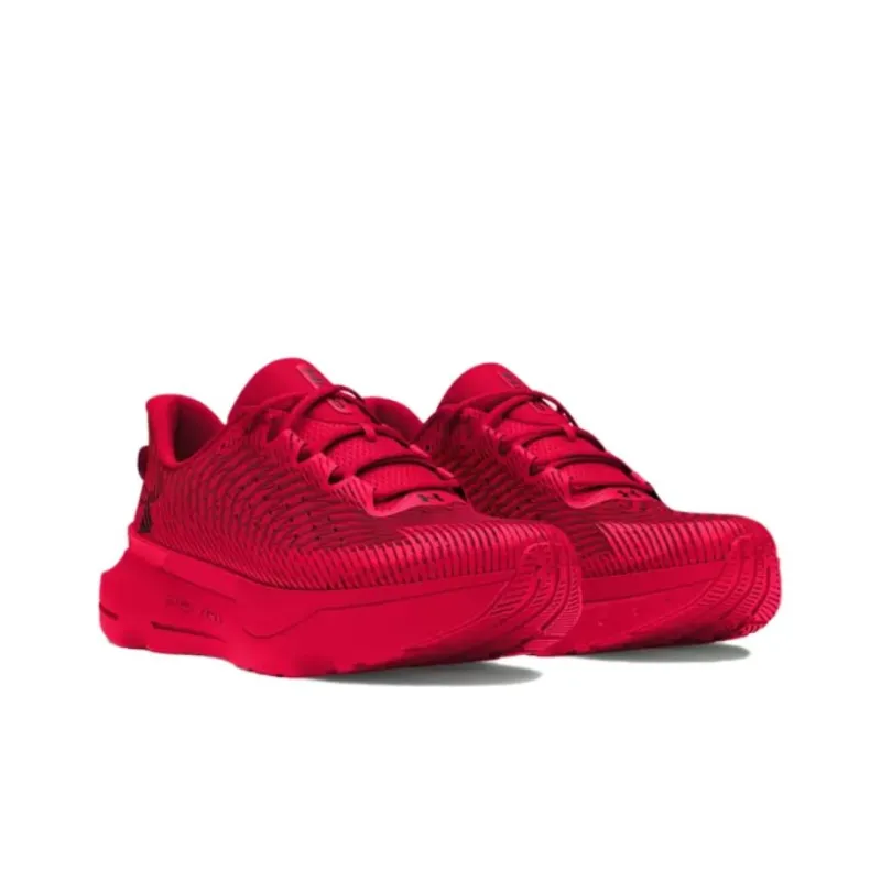 Under Armour Infinite Pro Anti Slip Wear Resistant Low Top Running Shoes Men's Red-2
