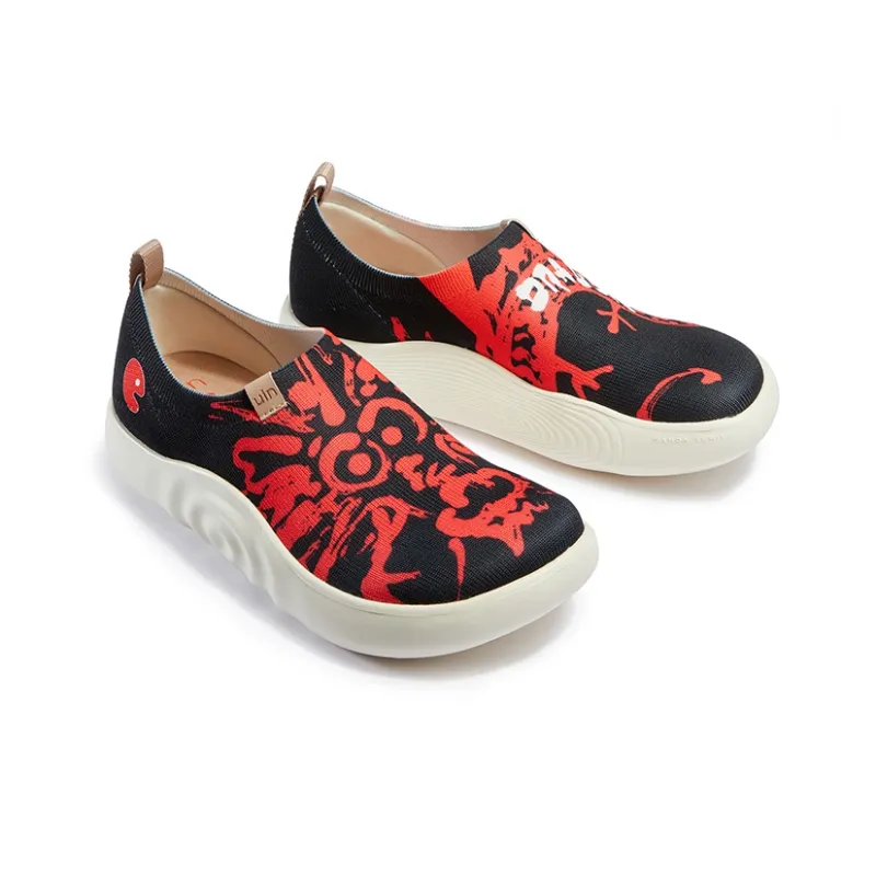 U.IN Painted Travel Shoes Year Of The Dragon TT Low-Top Casual Shoes Men's-16
