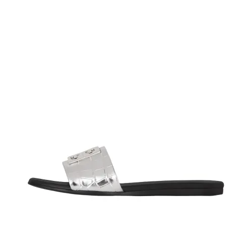 GIVENCHY Slide Slippers Women's Silver