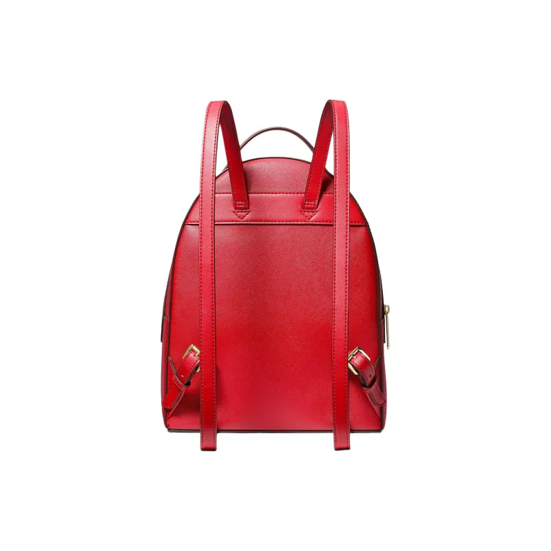 MICHAEL KORS Artificial Saffiano Leather Backpack Medium Size Women's Bright Red-1