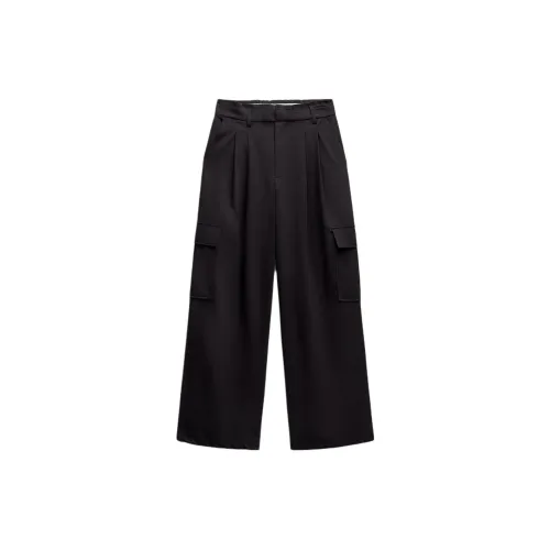 ZARA Cargo Pants Women's Black