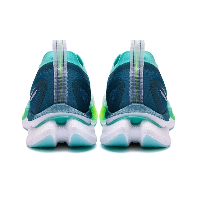 XTEP Cushioning Abrasion Resistant Lightweight Low Top Casual Running Shoes Men's White Green-3