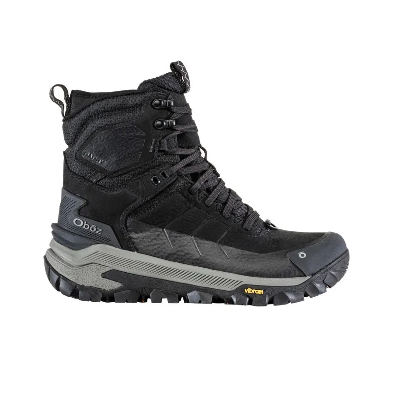 Oboz Footwear Bangtail Mid Insulated Waterproof Ankle Boots Men's Black-1