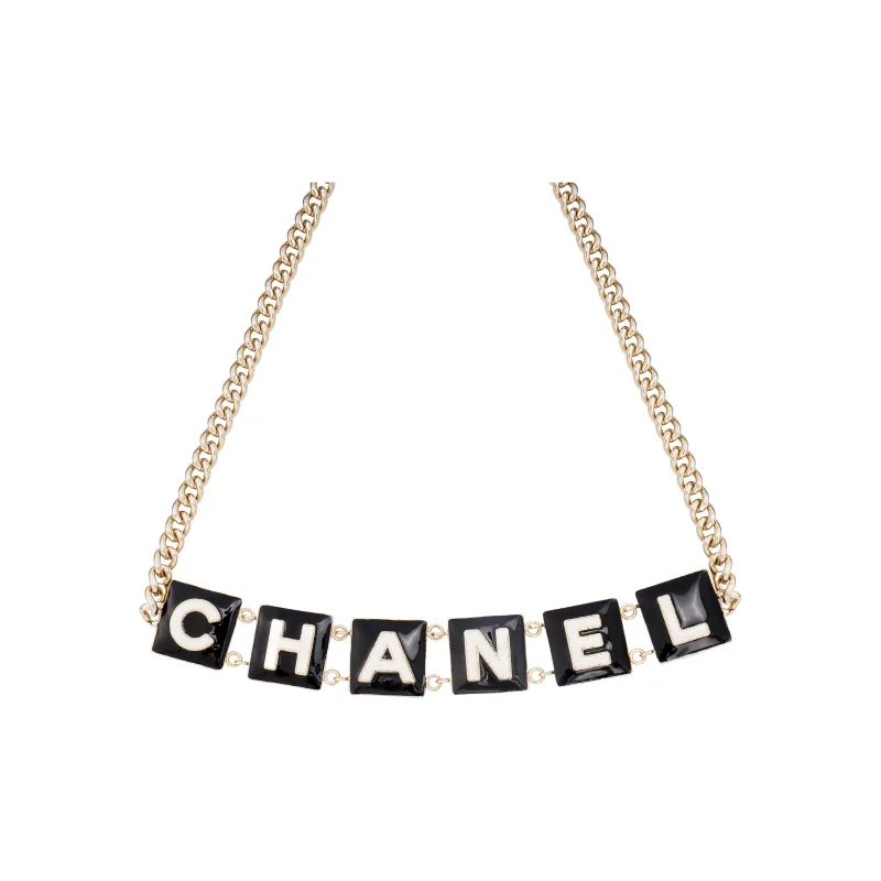 CHANEL 2022 Logo charm Chain link Belt-1