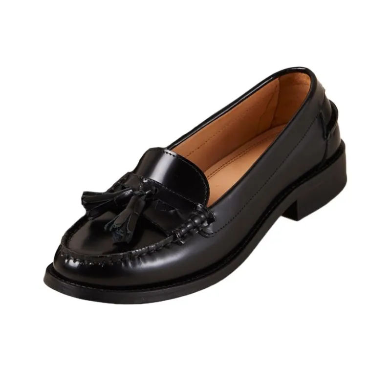 ALOHAS Loafers 2.5cm Women's Black-2