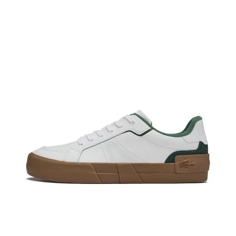 LACOSTE Low Top Skateboard Shoes Men's White-0