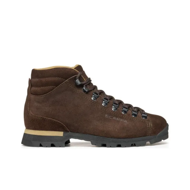 SCARPA Cushioned Slip Resistant Coverage High Top Outdoor Shoes Unisex Brown-1