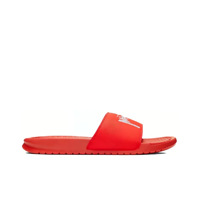 Nike Benassi Stussy Habanero Red-1
