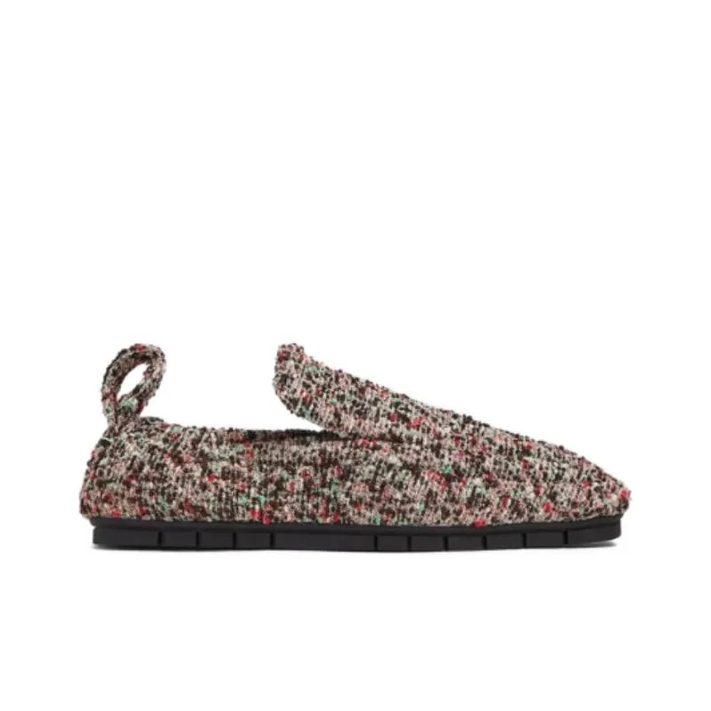 Bottega Veneta Plank Berry Casual Single Shoes Men's Ebony-1