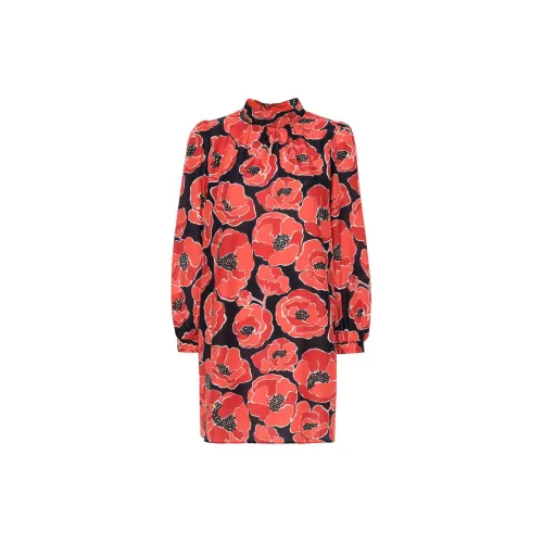 A.P.C Long-Sleeved Dresses Women's Coral Red