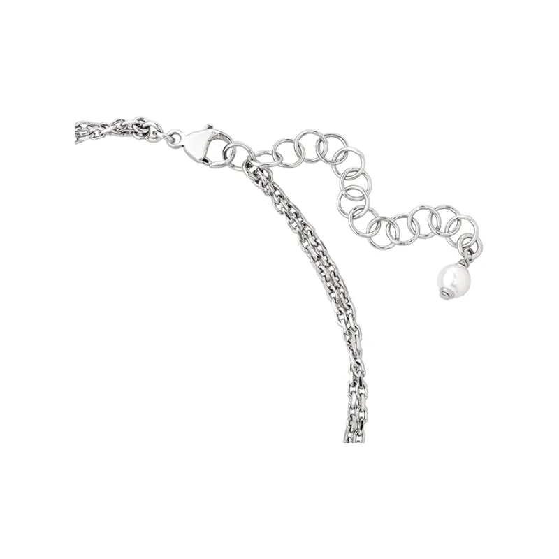 CHANEL Metal Necklaces Women's Silver-3
