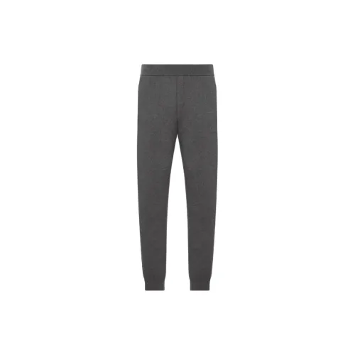 DIOR Knitted Sweatpants Men Dark Gray