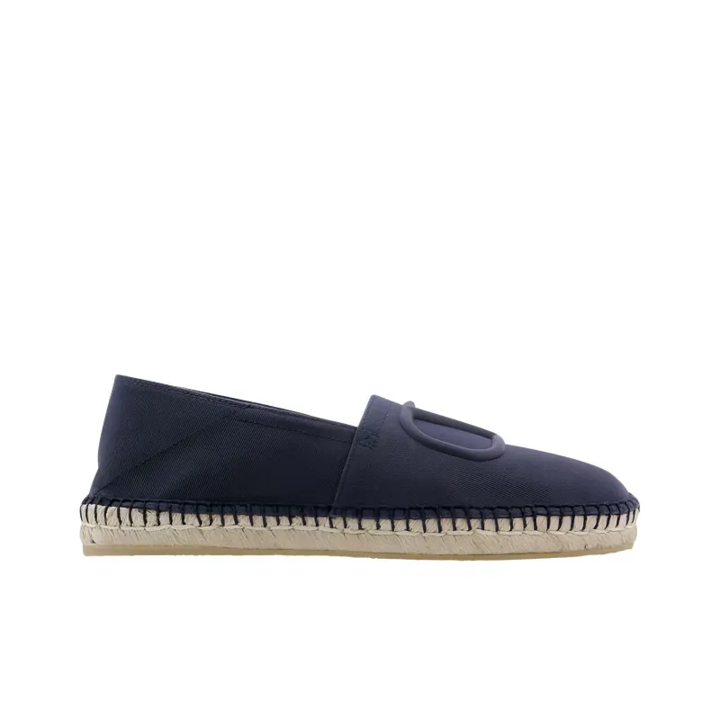 Valentino Vlogo Espadrilles Men's Navy-1
