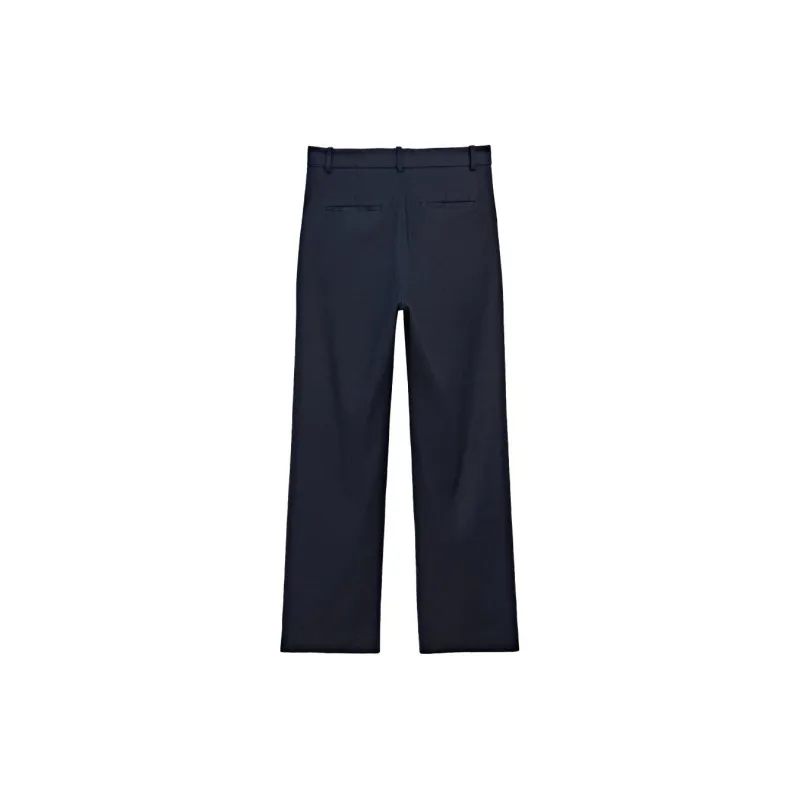 Massimo Dutti Casual Pants Women's Navy Blue-1