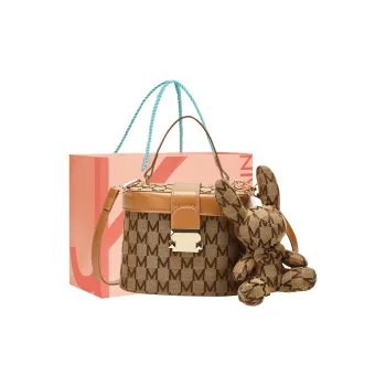 JANE KLAIN PU Leather Bucket Bags Handbags Shoulder Bag Crossbody Bag Medium Size Women's Blue/Khaki