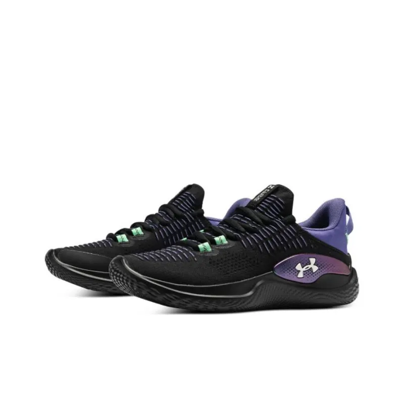 Under Armour Flow Dynamic Intlknt 'Black Purple' Women's-2