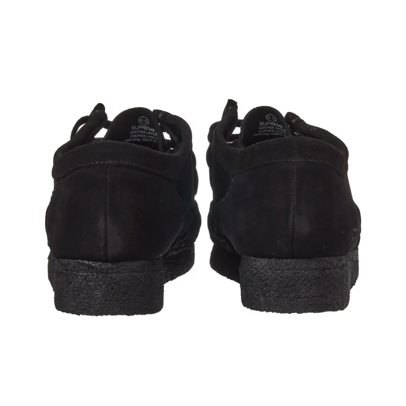 Clarks X Supreme Woven Wallabee 'Black'-3