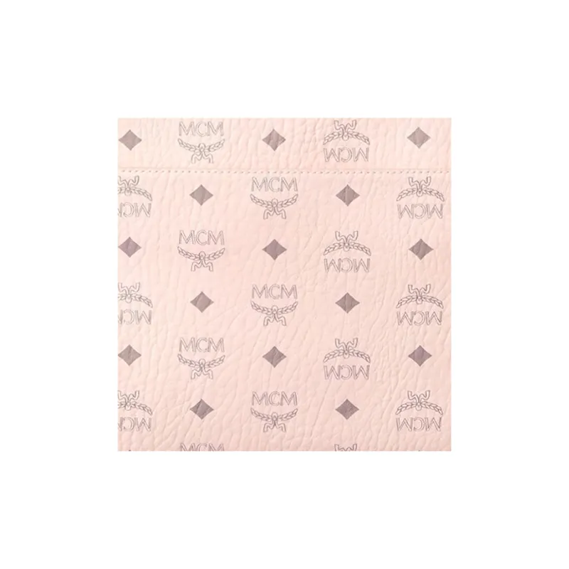 MCM Visetos Monogram Logo Crossbody Bag Pink-3