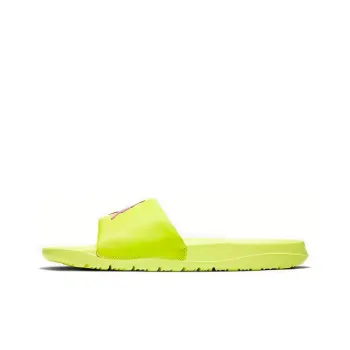 Jordan Slip-Resistant Slide Slippers Unisex Neon Yellow